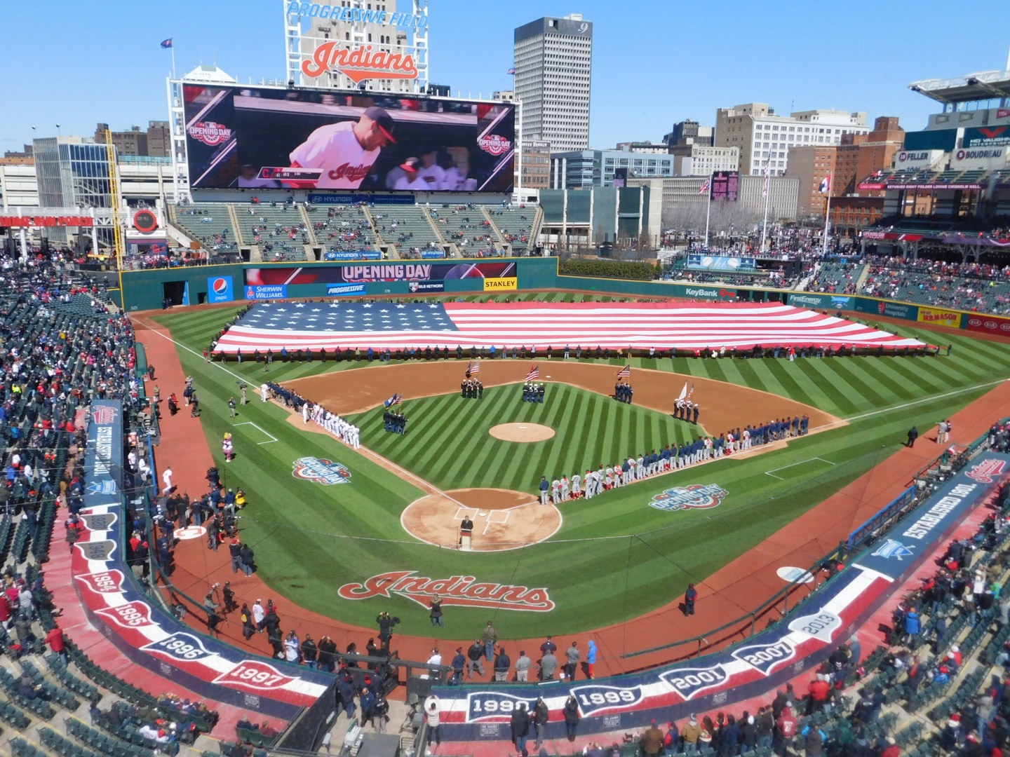 Photo Gallery Indians Opening Day Part II at Progressive Field