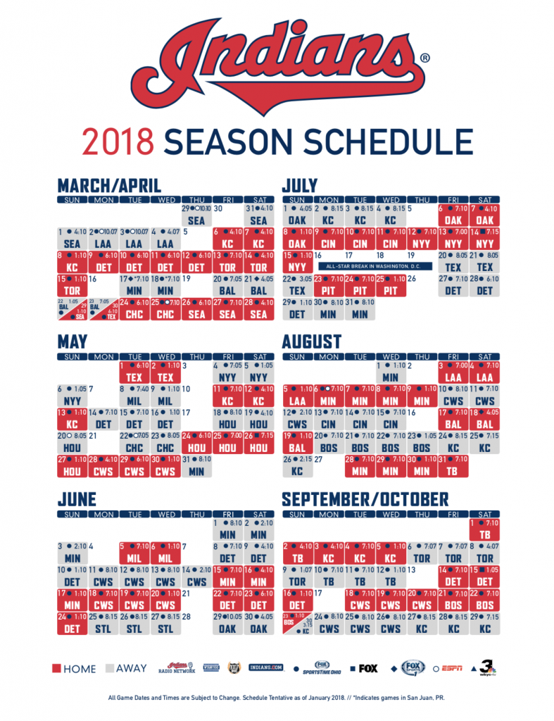 2018 mlb schedule abbreviated