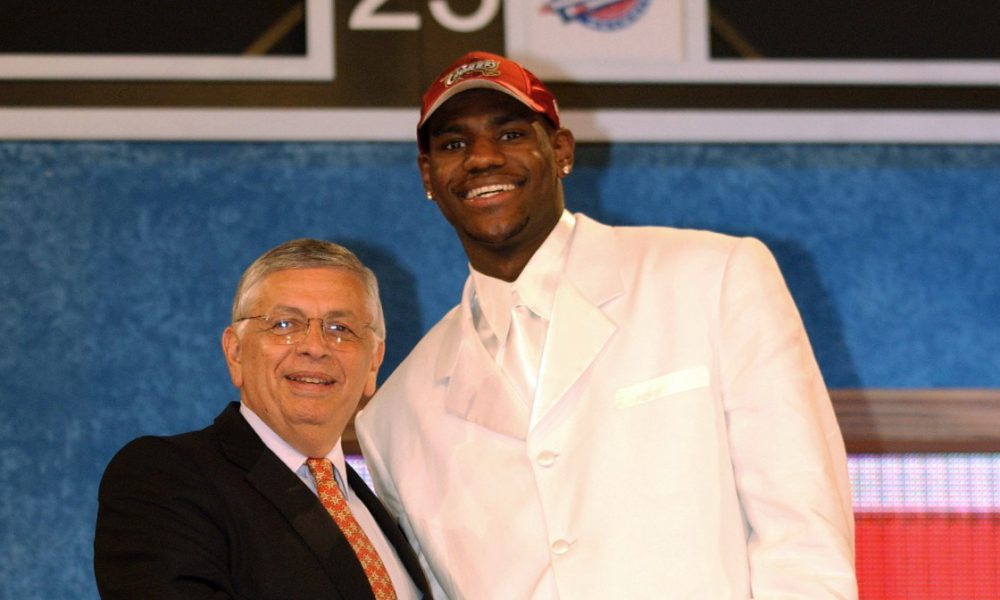 Draft Flashback: Cavs select LeBron James with the 1st pick in