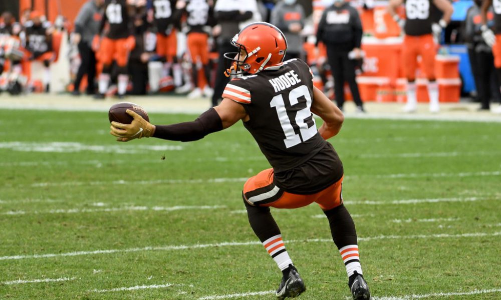 KhaDarel Hodge signing free agent tender with Browns today 