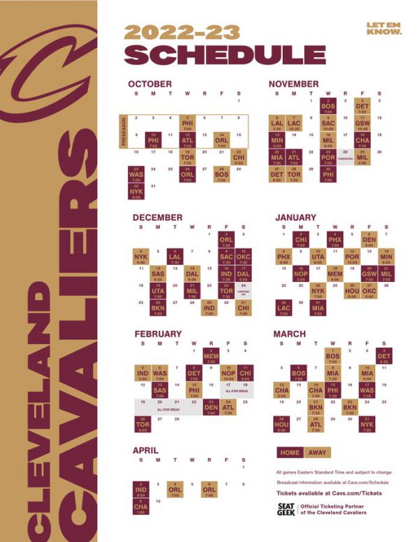 Cavaliers Schedule 2024 Dci Nikki Analiese