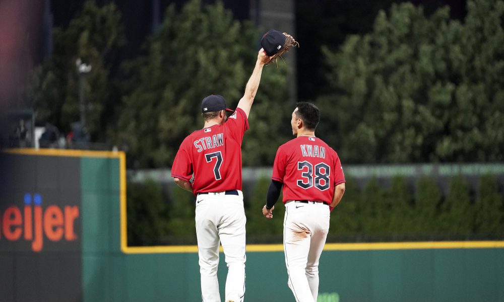 Steven Kwan's glove puts Guardians in position to sweep Rockies