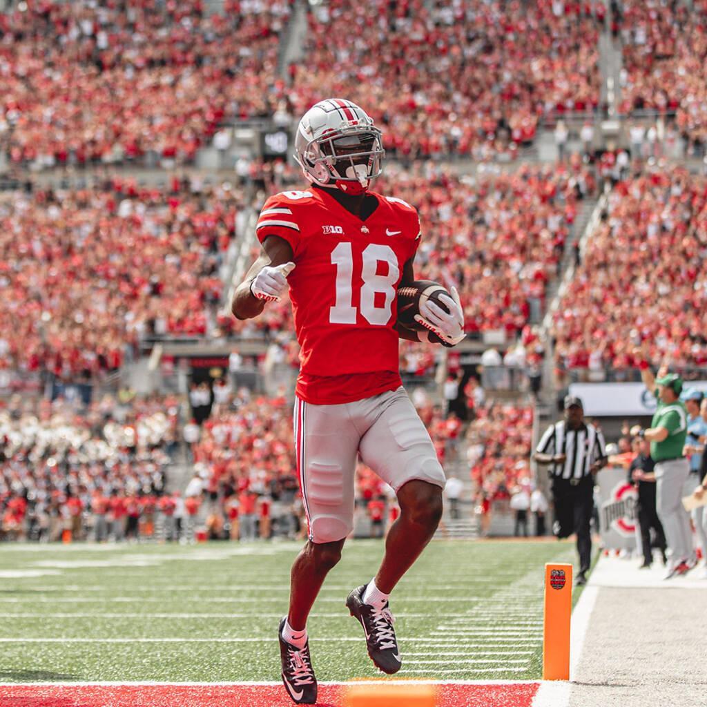 Buckeyes star WR Marvin Harrison Jr. yearns for chance to thrive on  father's stage
